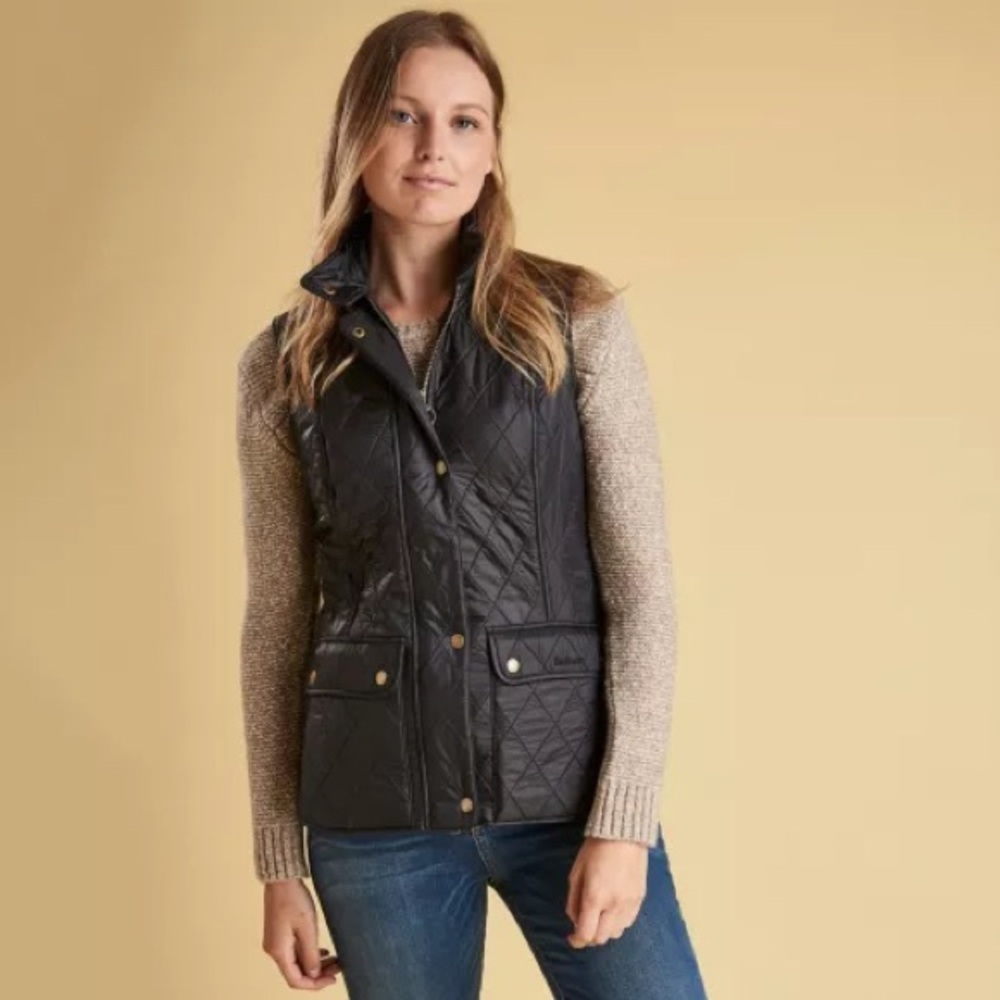 Barbour Wray Gilet Vest in Black NWT